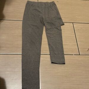 Gray, girl leggings size 14.